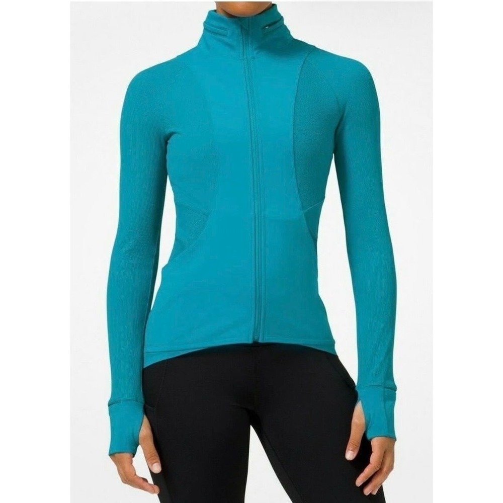 Lululemon Far and Free Jacket in Hawaiian Blue, Sz 8